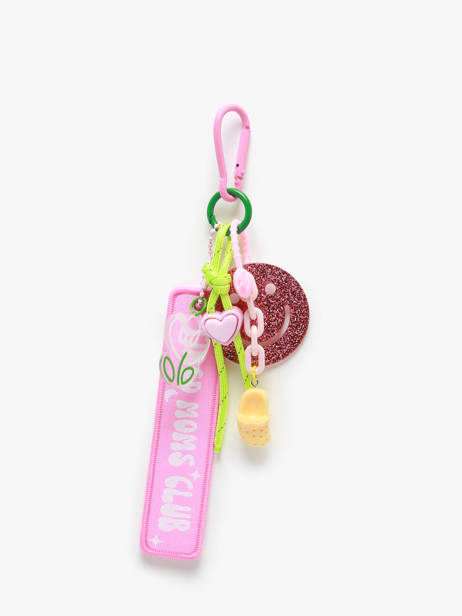 Bag Charm Tired Moms Club Fifille club Roze grigris LAN